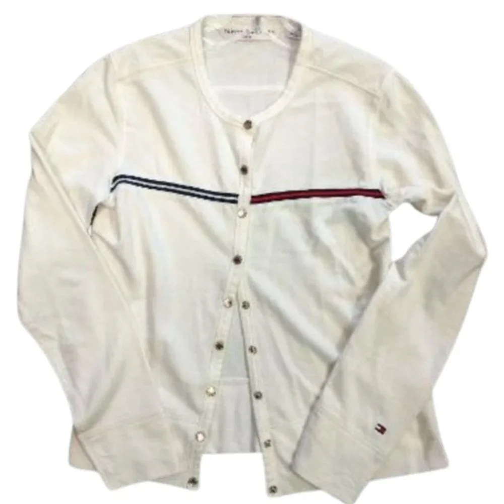 Vintage Tommy Hilfiger White Cardigan Small